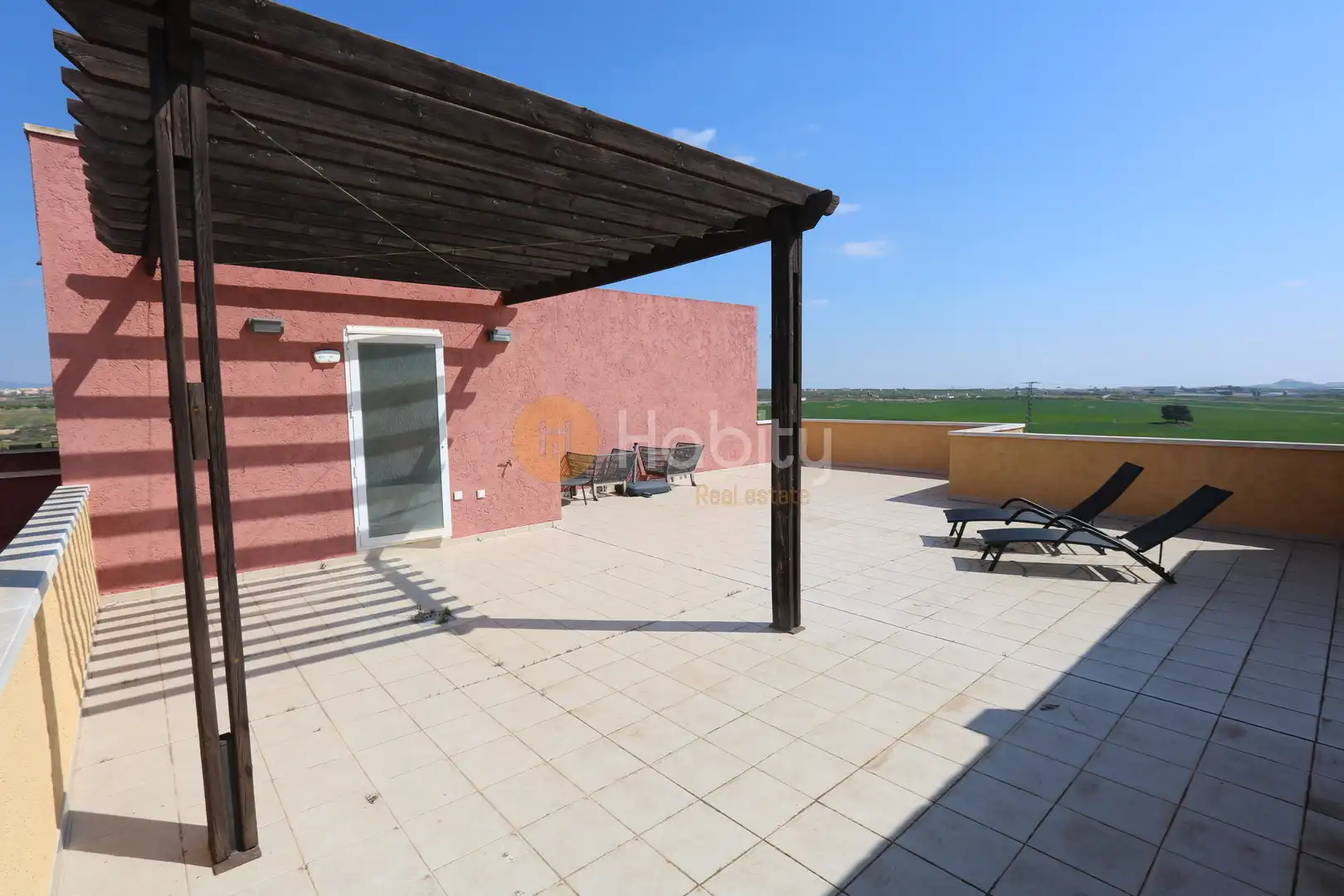 Terraza de Ático en venta en Fuente Álamo de Murcia con Aire acondicionado, Calefacción y Terraza