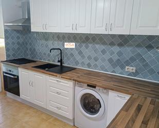 Kitchen of Flat to rent in  Madrid Capital  with Air Conditioner, Heating and Private garden
