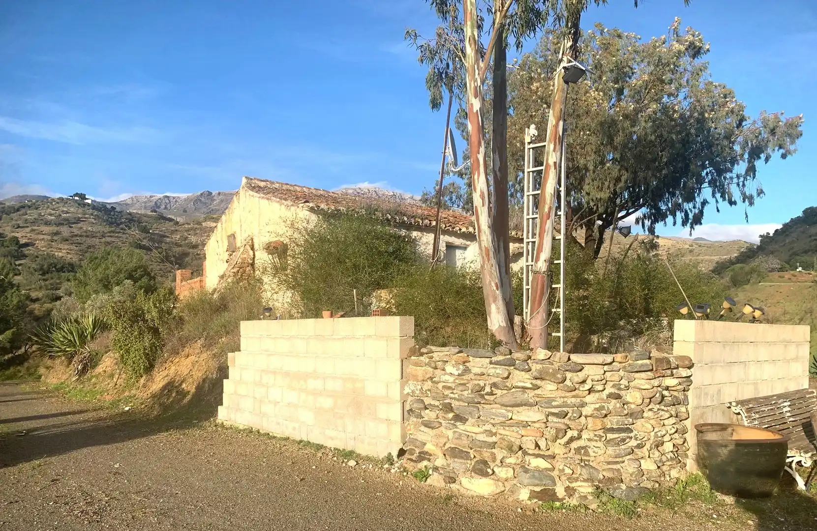Vista exterior de Finca rústica en venda en Sedella amb Jardí privat, Terrassa i Traster