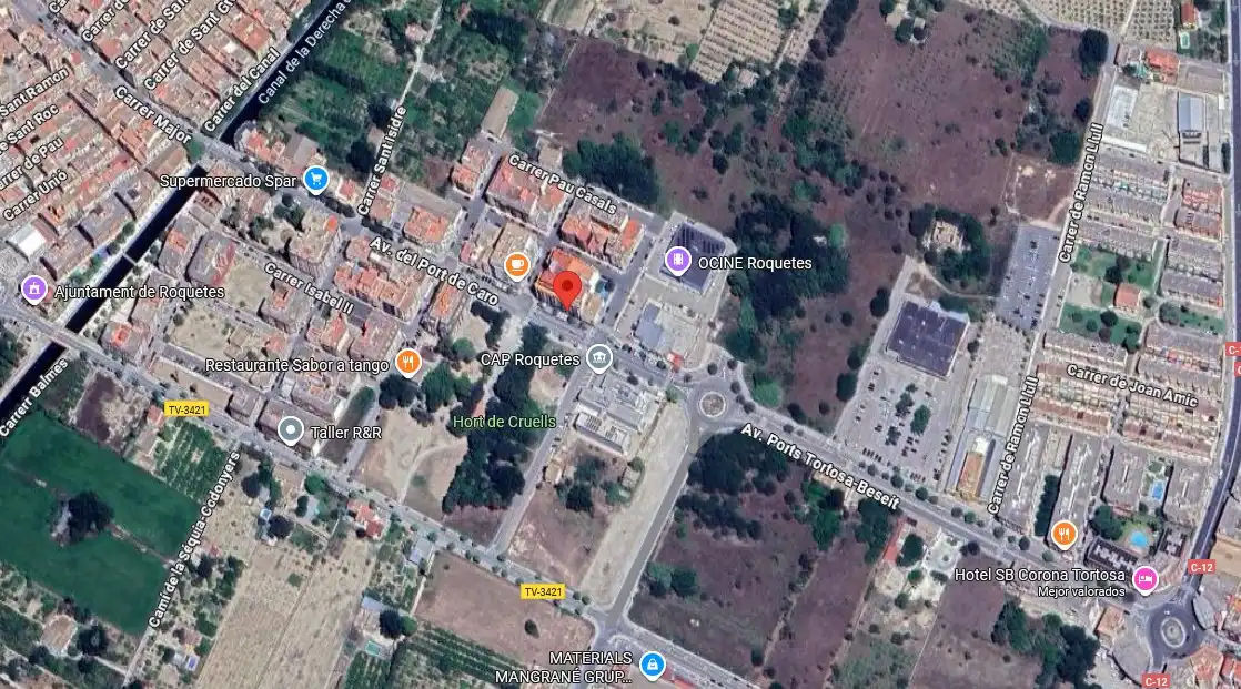 Vista exterior de Piso en venta en Roquetes con Terraza