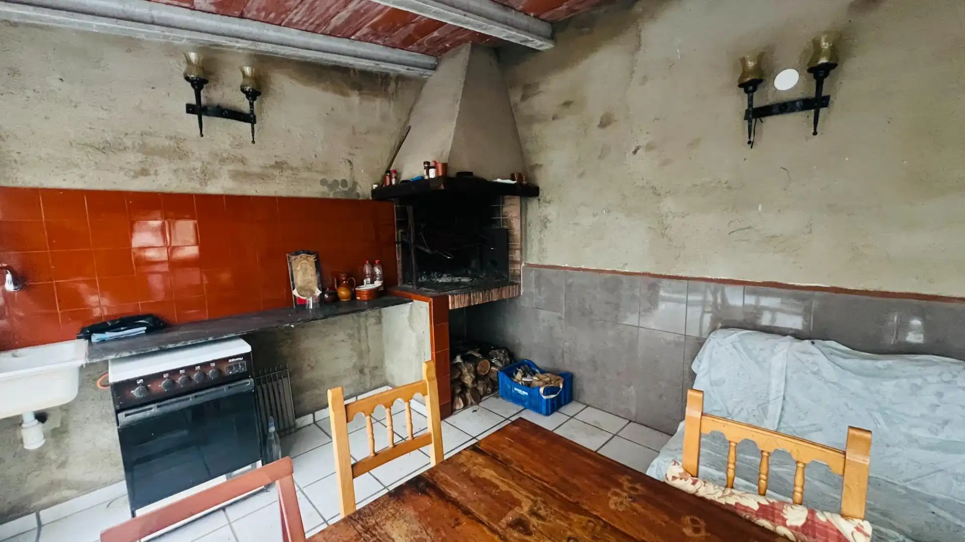 Kitchen of Country homes for sale in Vandellòs i l'Hospitalet de l'Infant  with Swimming Pool, Furnished and Alarm