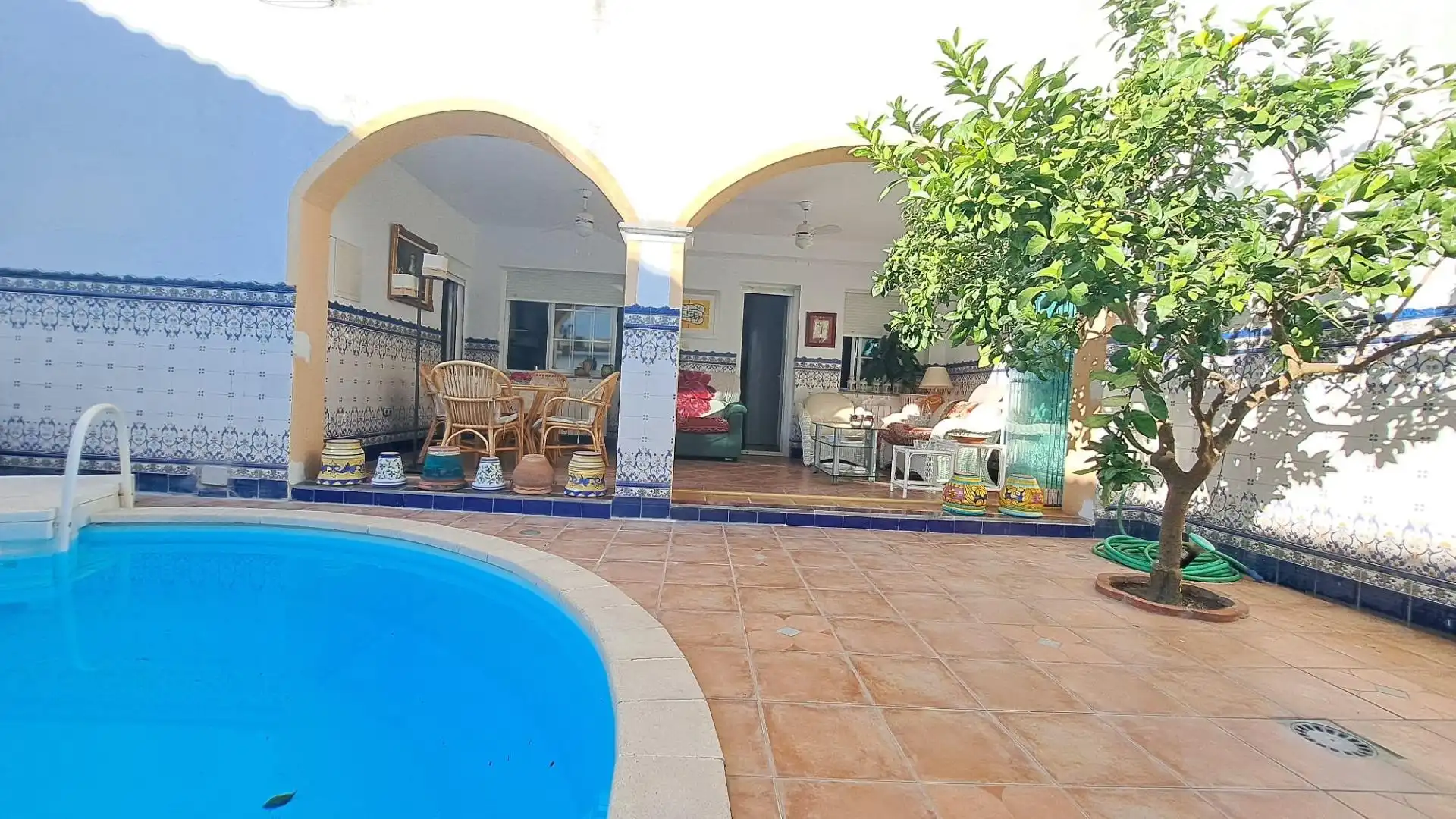 Jardín de Casa o chalet en venta en Salvatierra de los Barros con Aire acondicionado, Terraza y Trastero