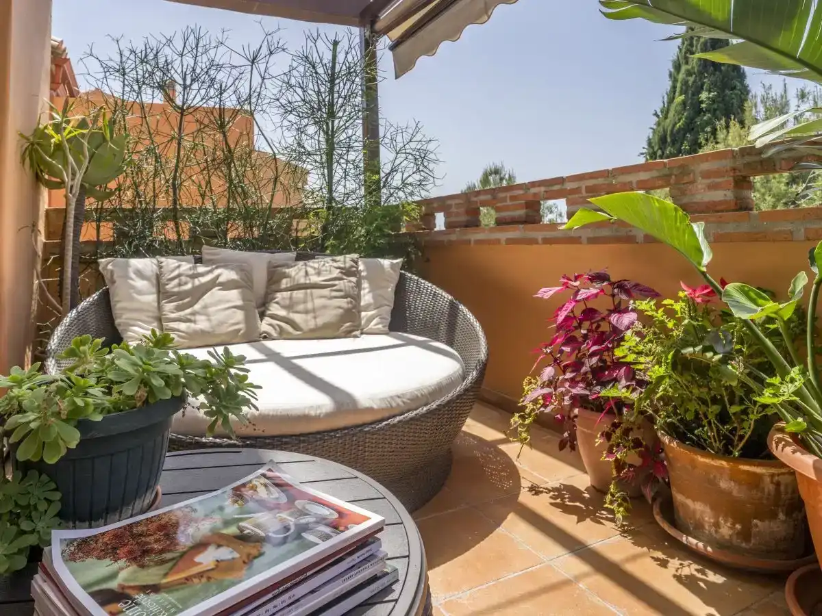 Terrassa de Apartament en venda en Marbella amb Aire condicionat i Piscina