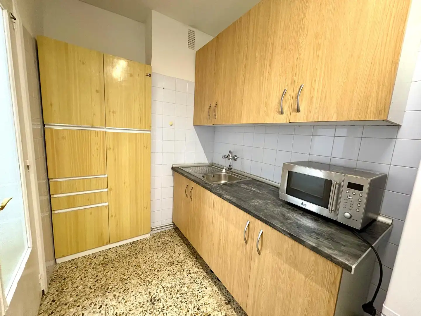 Kitchen of Flat for sale in Tudela  with Heating, Terrace and Furnished