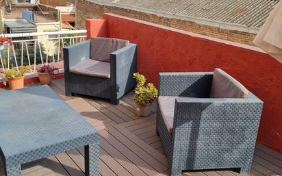 Terrace of Single-family semi-detached for sale in Badalona  with Air Conditioner and Terrace