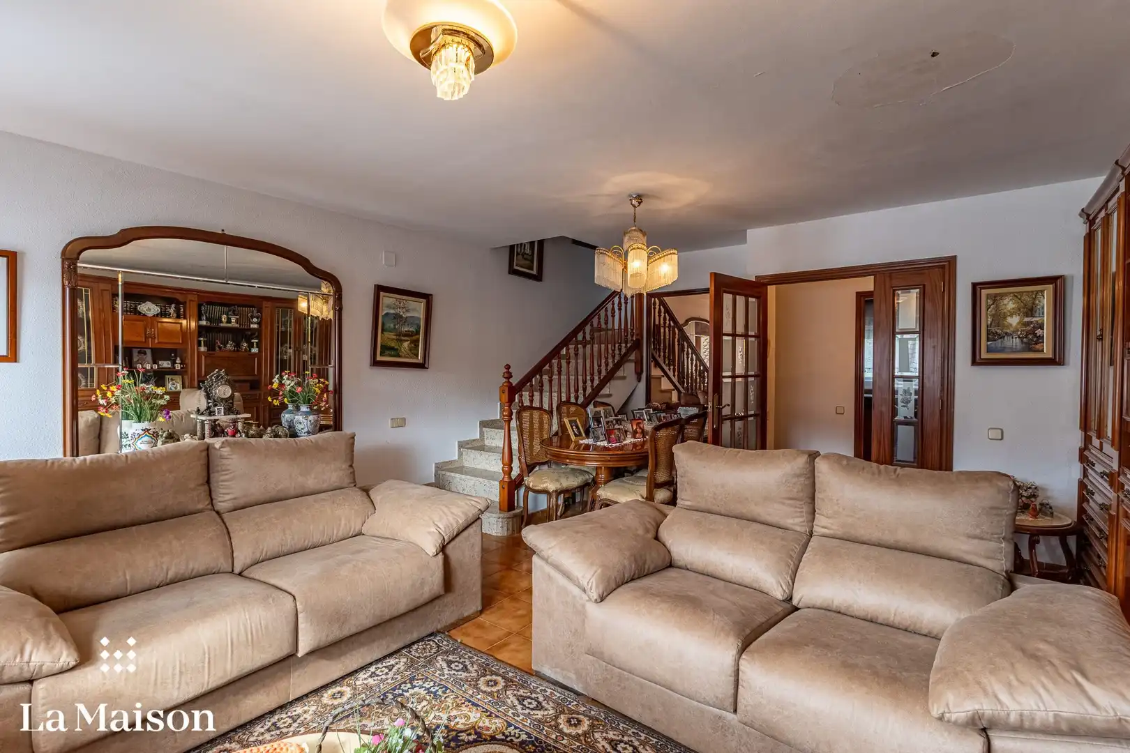 Sala de estar de Casa o chalet en venta en Zona alta 