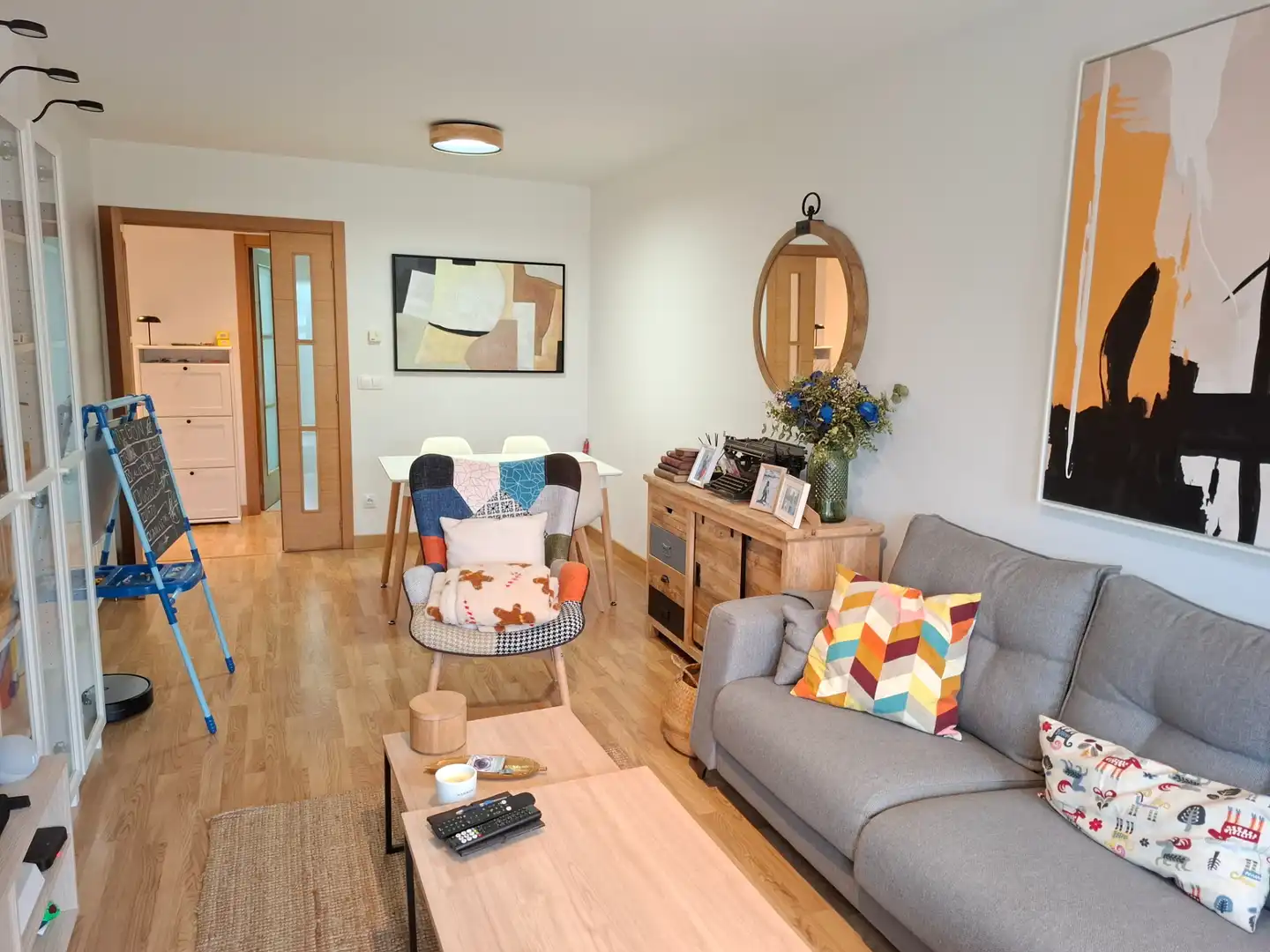 Living room of Flat for sale in Viveiro  with Heating, Storage room and Furnished