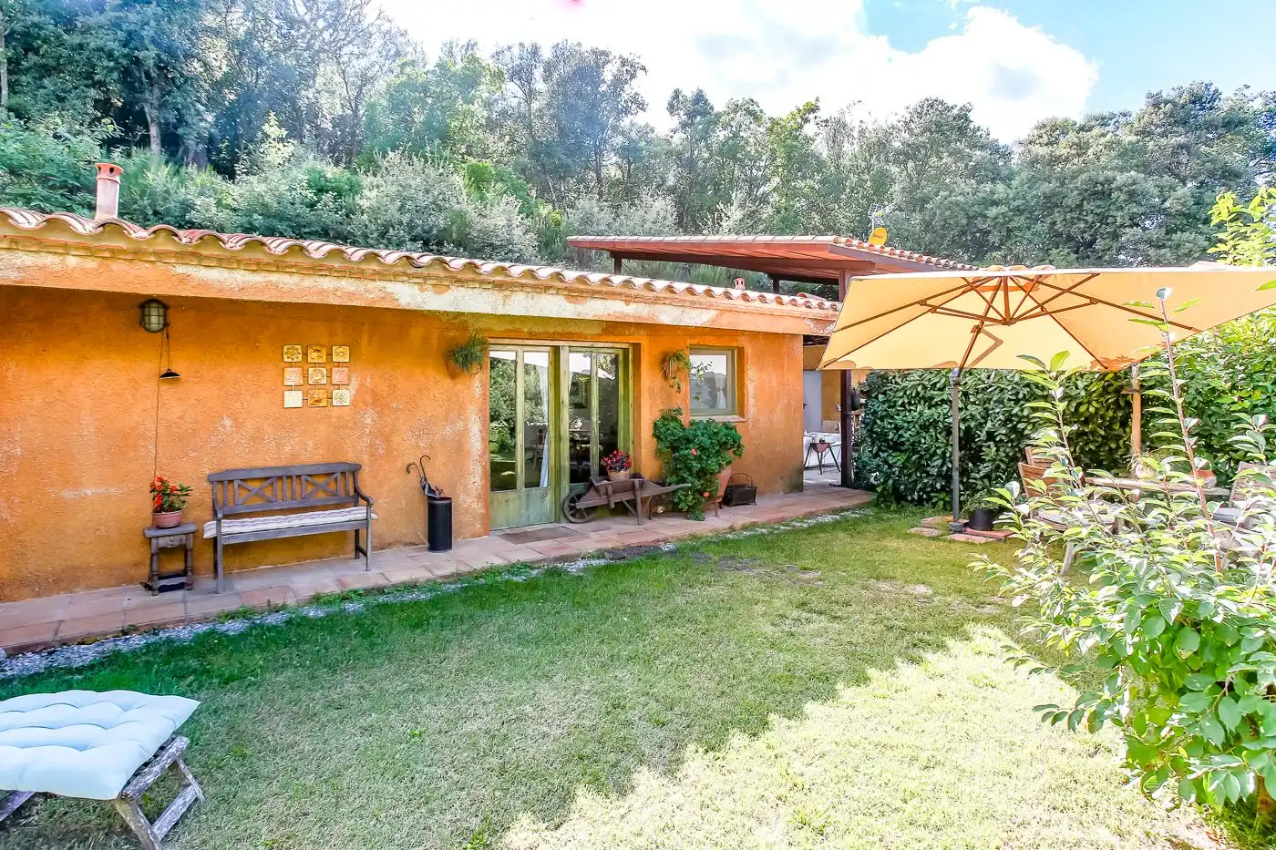Vista exterior de Finca rústica en venta en Arbúcies con Calefacción, Terraza y Trastero