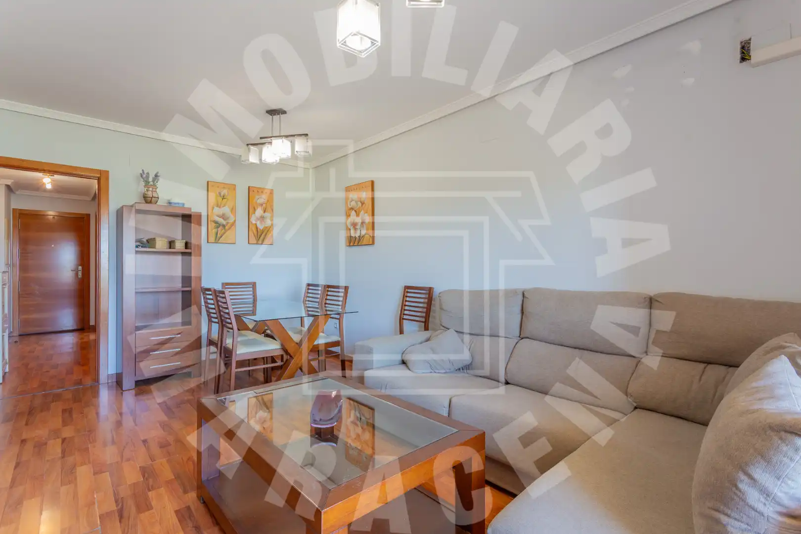 Sala de estar de Apartamento en venta en Maracena con Calefacción, Parquet y Terraza