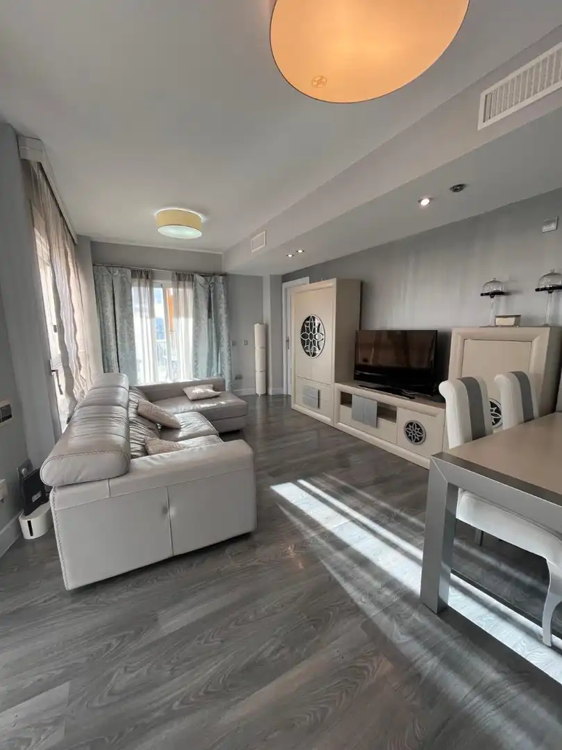 Sala de estar de Piso en venta en Águilas con Aire acondicionado, Parquet y Terraza