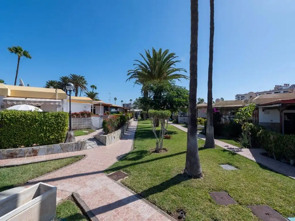 Jardín de Casa adosada en venta en San Bartolomé de Tirajana con Terraza, Amueblado y Horno