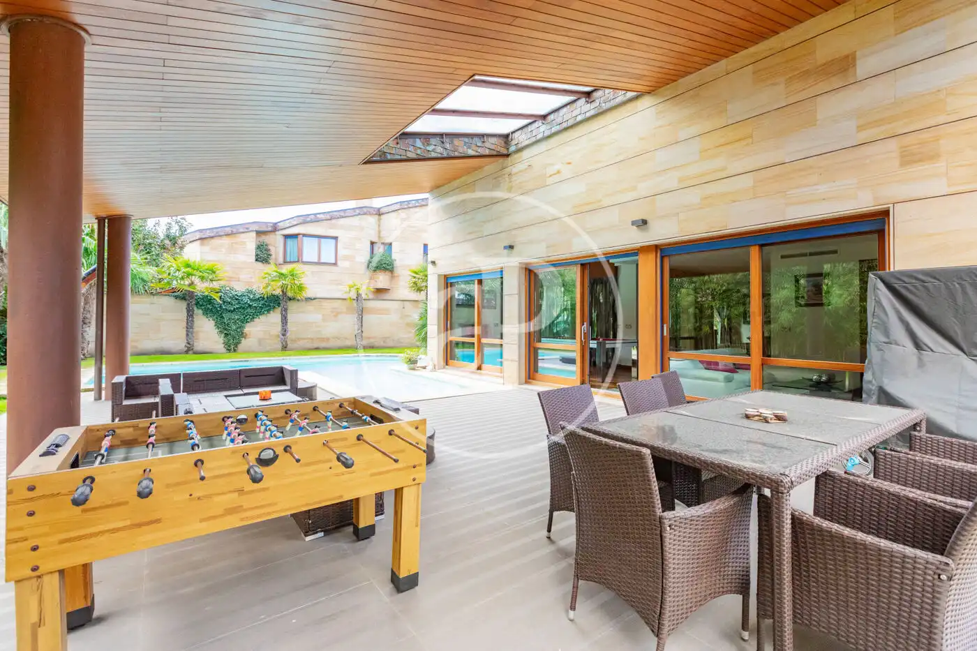 Terraza de Casa o chalet en venta en Madrid con Aire acondicionado, Calefacción y Jardín privado