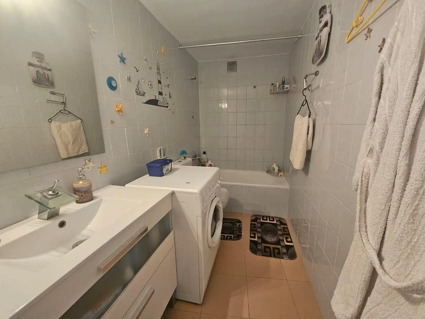 Baño de Apartamento en venta en Empuriabrava con Aire acondicionado, Calefacción y Jardín privado