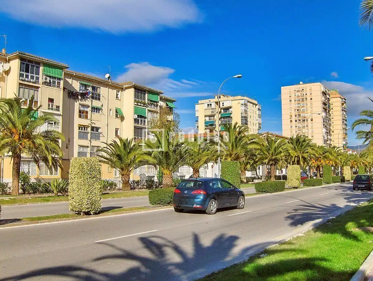 Außenansicht von Wohnung zum Verkauf in Málaga mit Klimaanlage, Heizung und Terrasse