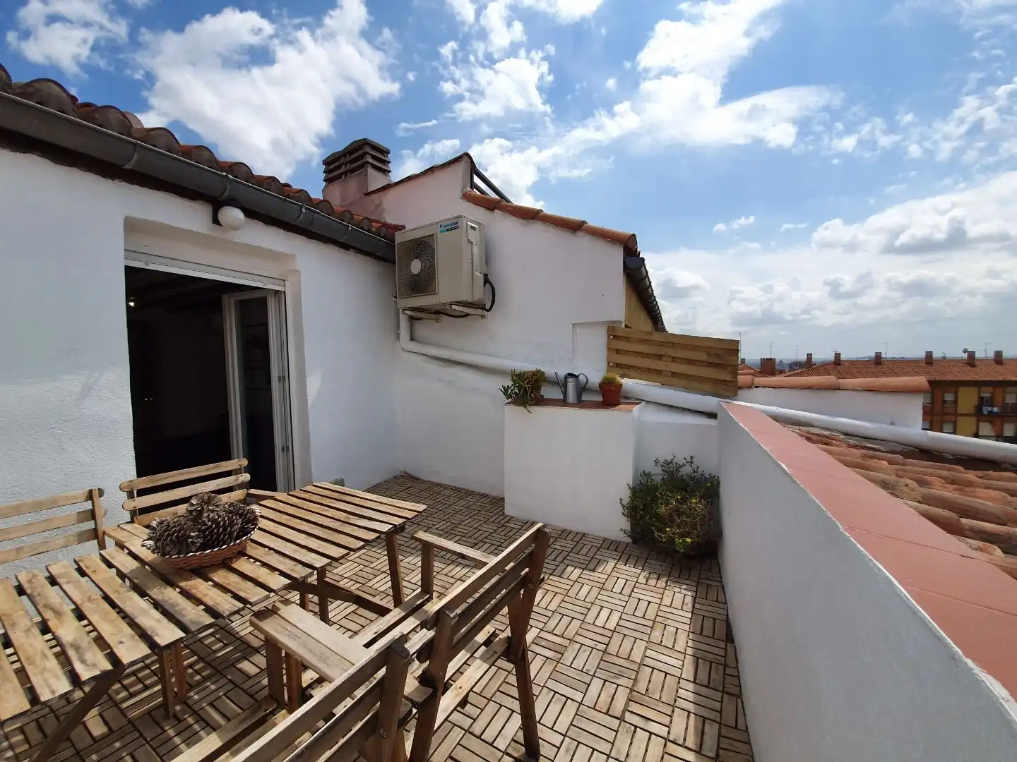 Terraza de Ático de alquiler en Madrid con Aire acondicionado, Calefacción y Terraza
