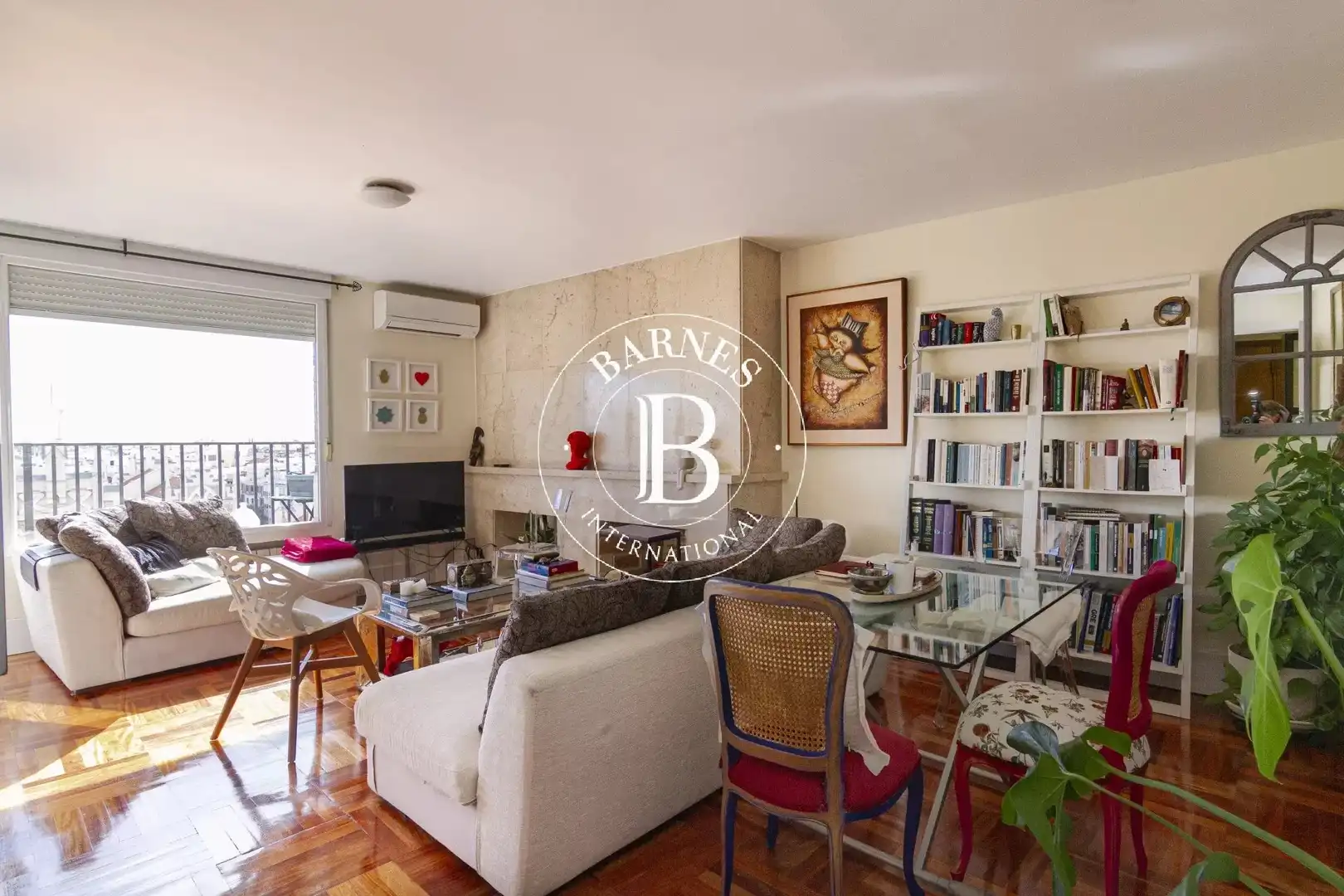 Sala de estar de Ático en venta en Madrid con Aire acondicionado, Calefacción y Terraza