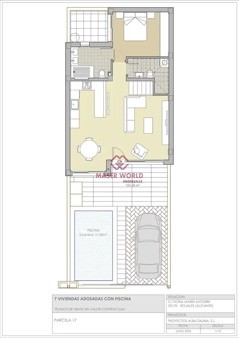 Adosado con jardín en venta en Rojales, imagen 19