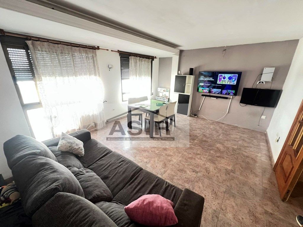 Sala de estar de Piso en venta en Alzira con Terraza