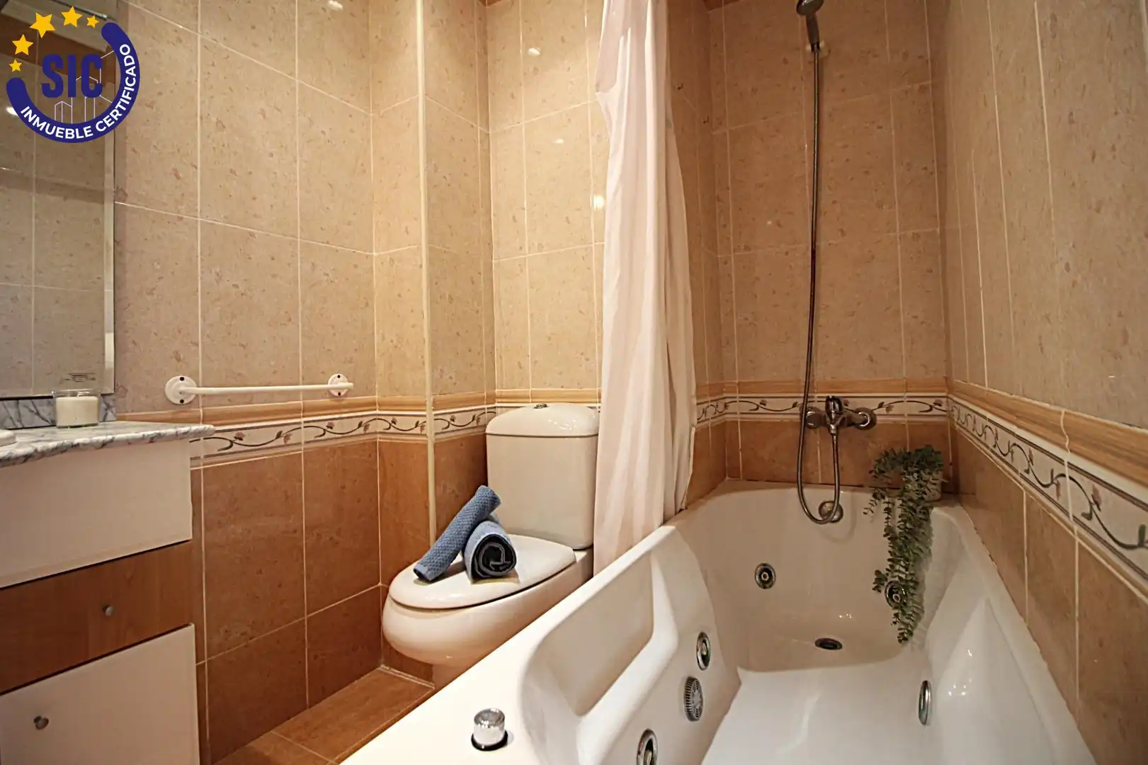 Bany de Apartament en venda en Oropesa del Mar / Orpesa amb Aire condicionat, Terrassa i Moblat