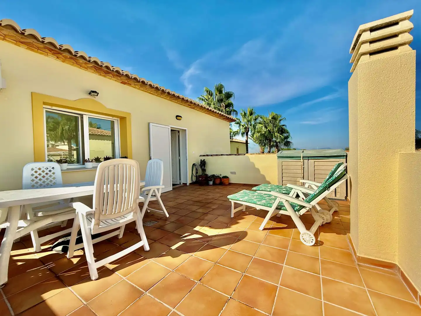 Terraza de Casa o chalet en venta en Dénia con Aire acondicionado, Terraza y Piscina