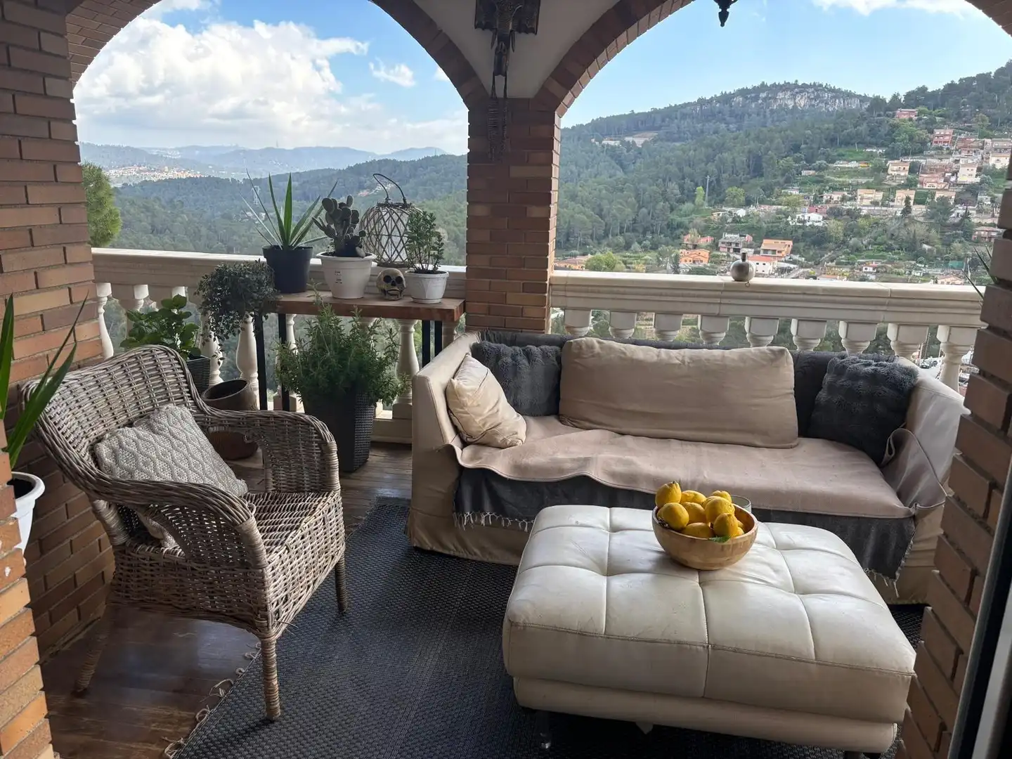 Terraza de Casa o chalet de alquiler en Corbera de Llobregat con Aire acondicionado, Calefacción y Jardín privado
