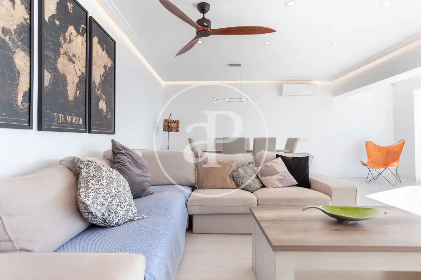 Wohnzimmer von Wohnung zum Verkauf in Benidorm mit Klimaanlage, Heizung und Terrasse