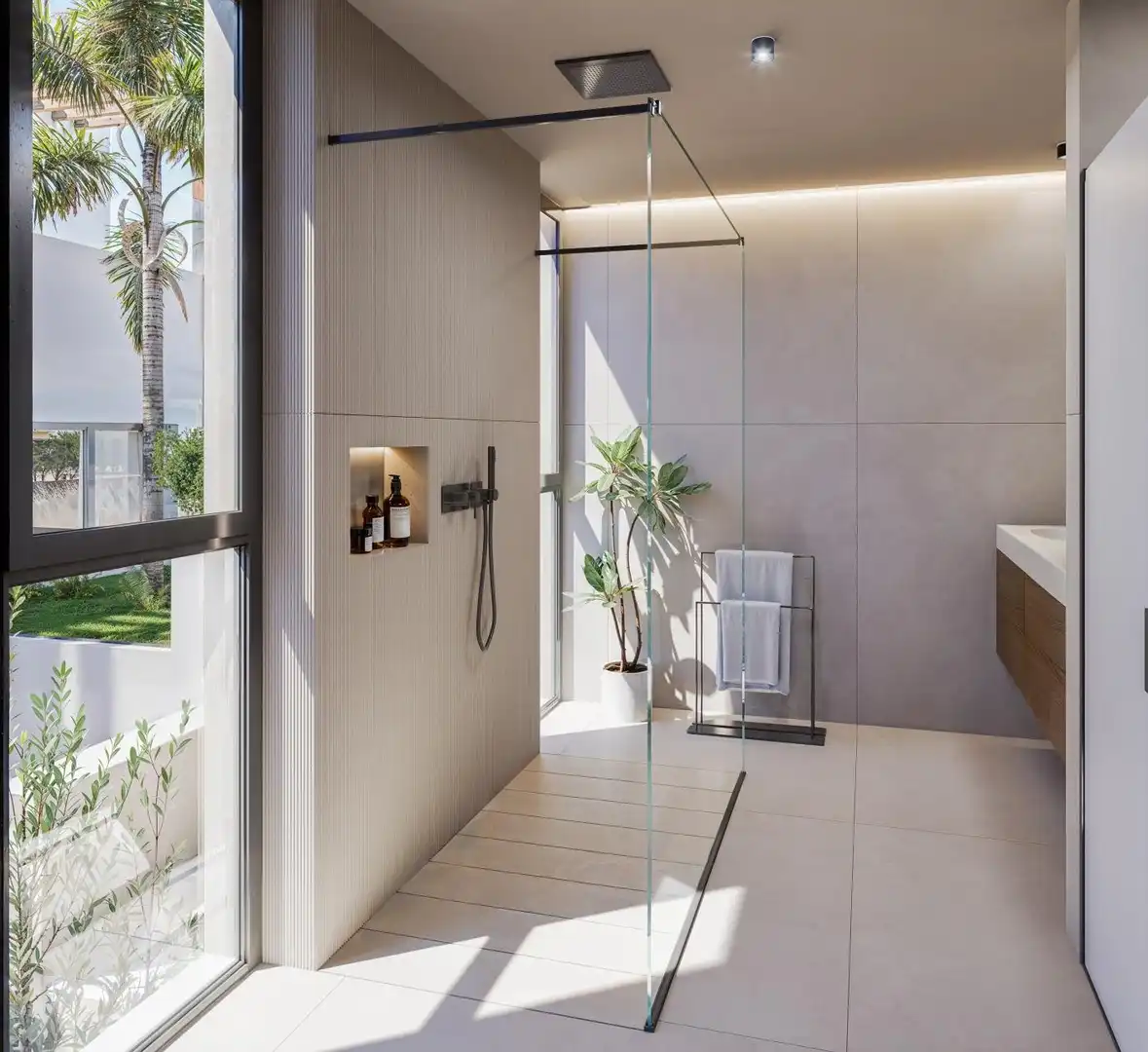 Bathroom of Houses for sale in Casares pueblo