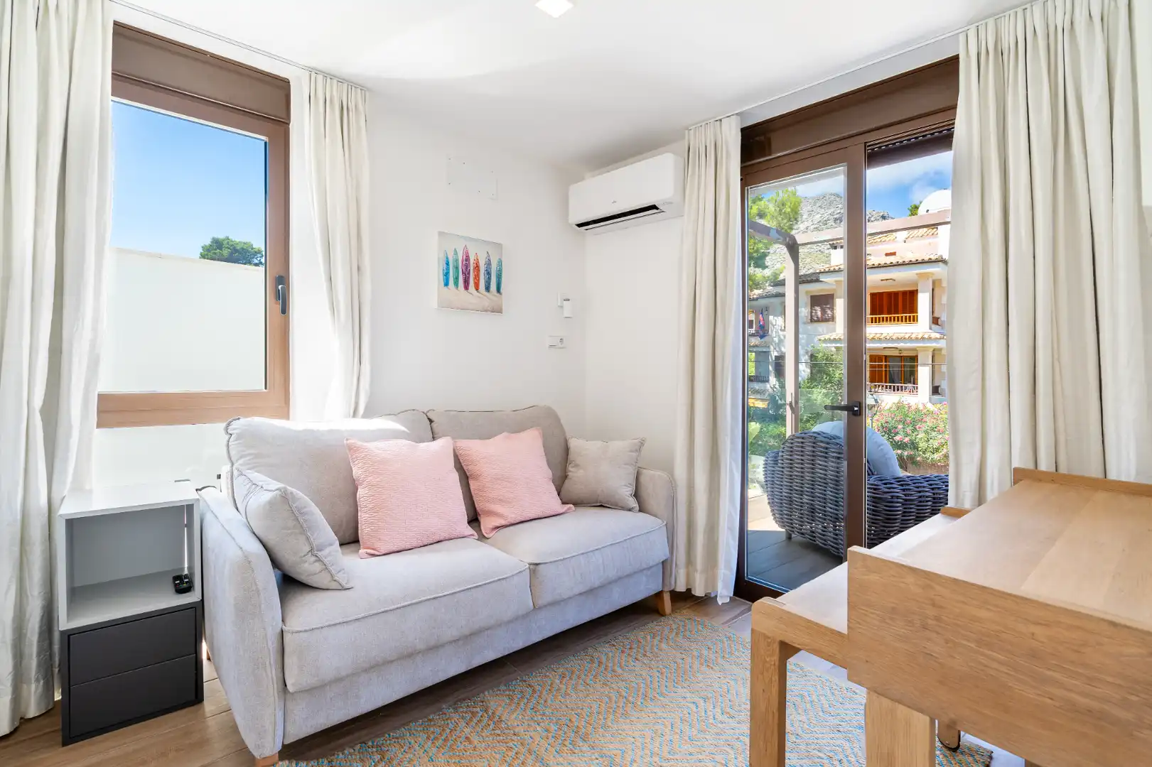 Bedroom of Detached homes for sale in Pollença  with Air Conditioner, Private garden and Terrace