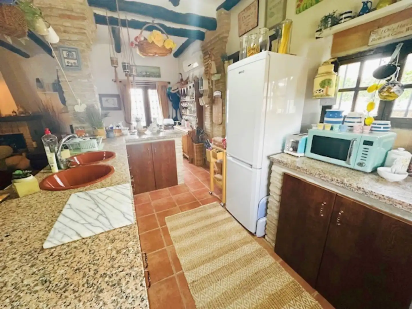 Cocina de Finca rústica en venta en Antequera con Terraza