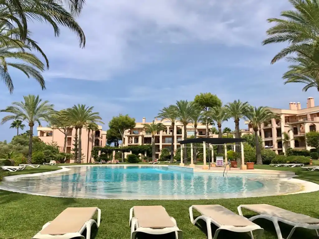 Garten von Wohnungen zur Miete in Calvià mit Klimaanlage und Privatgarten
