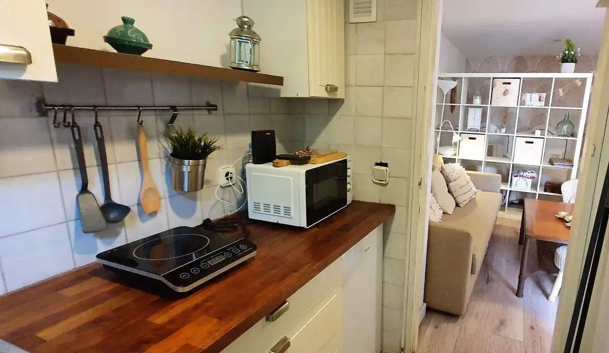 Cocina de Apartamento en venta en Sotogrande con Aire acondicionado, Calefacción y Terraza