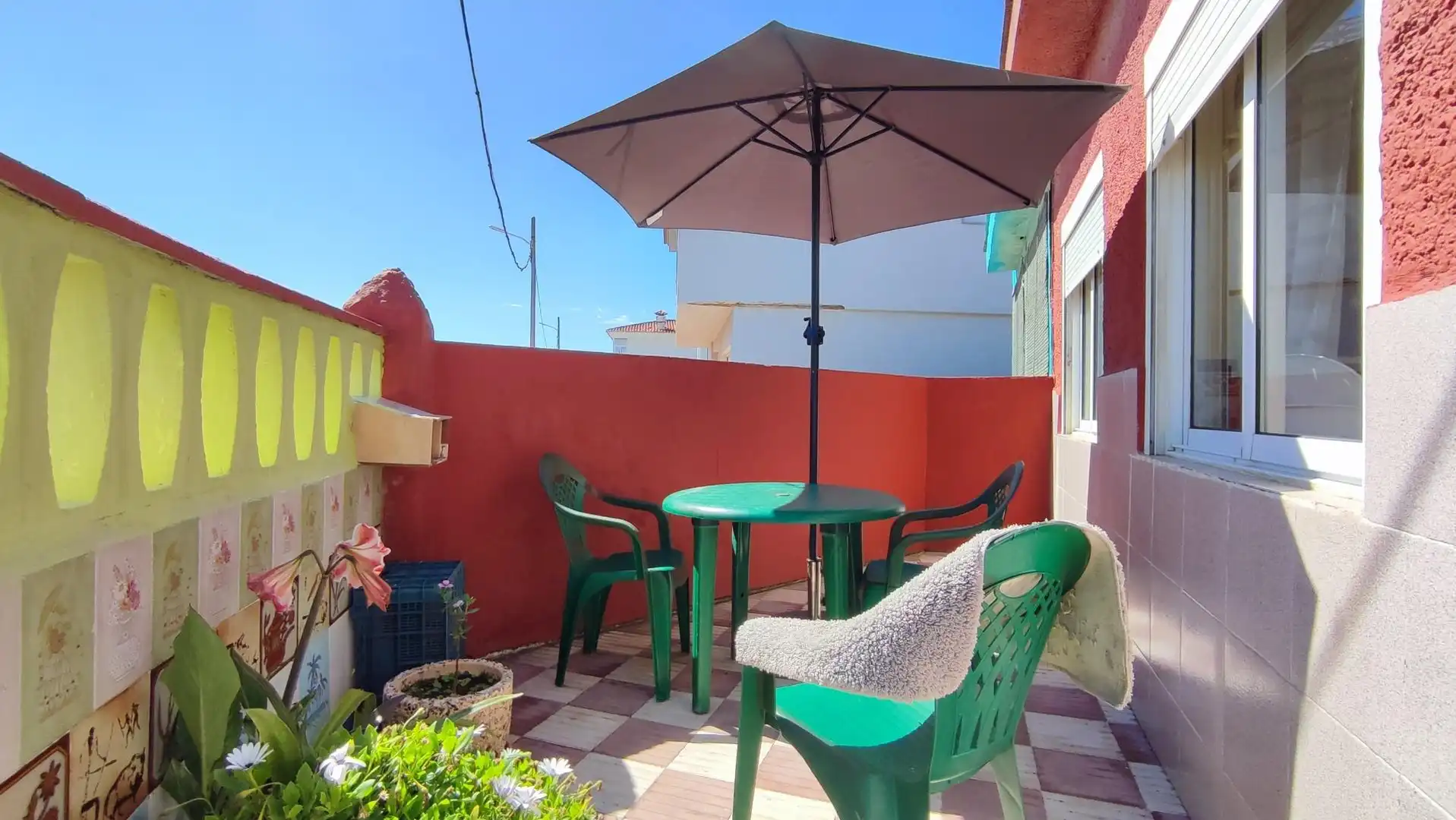 Terraza de Casa adosada en venta en Gandia con Aire acondicionado, Jardín privado y Terraza