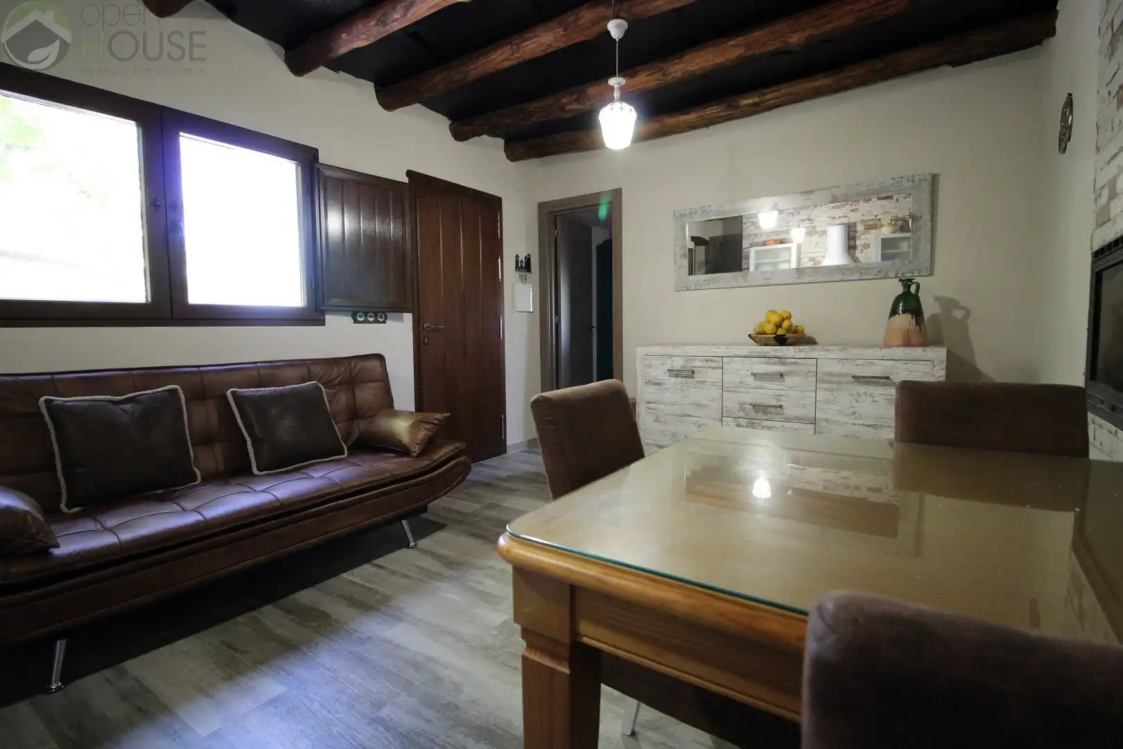 Sala d'estar de Finca rústica en venda en La Taha amb Terrassa i Moblat