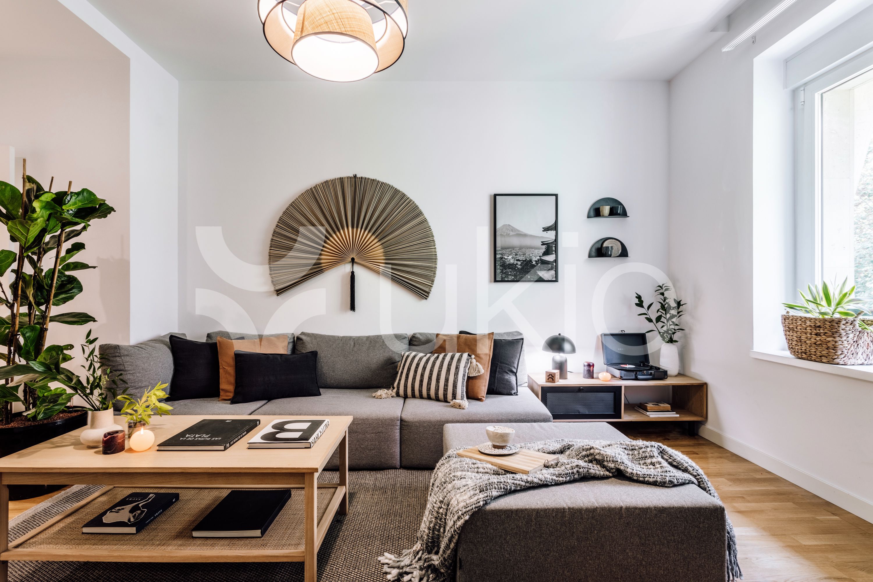 Living room of Apartment to rent in  Madrid Capital  with Air Conditioner, Furnished and Oven