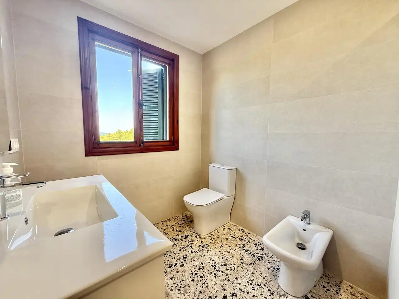 Baño de Casa o chalet de alquiler en Esporles con Aire acondicionado, Jardín privado y Terraza