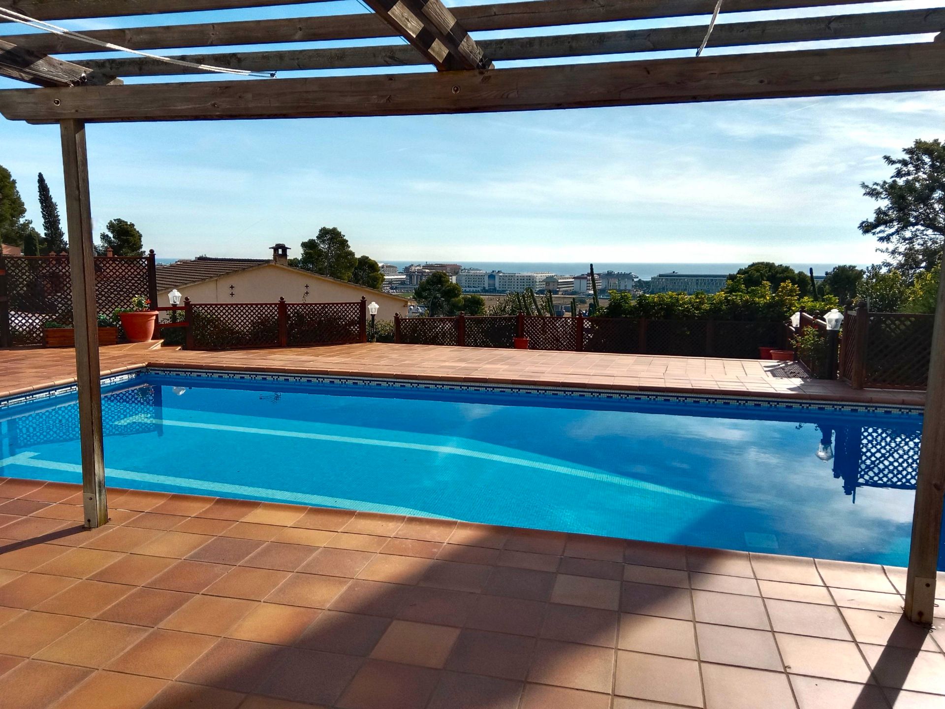 Piscina de Casa o xalet en venda en Santa Susanna amb Aire condicionat i Piscina