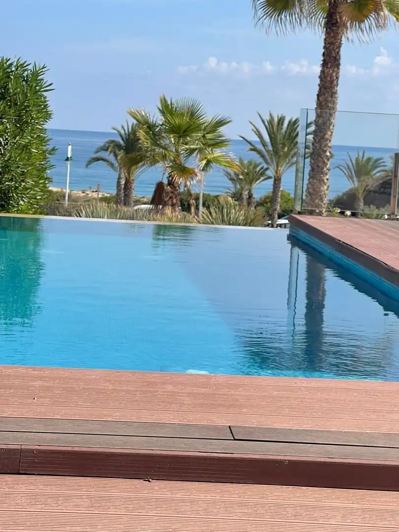 Schwimmbecken von Haus oder Chalet zur Miete in Elche / Elx mit Klimaanlage, Heizung und Privatgarten