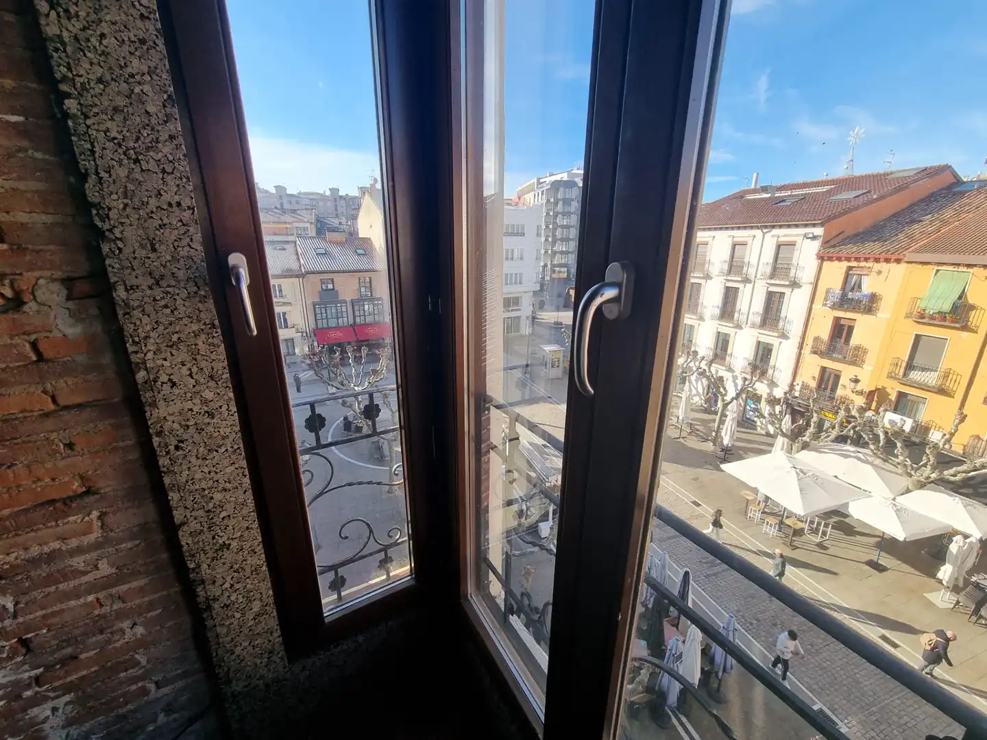Vista exterior de Apartamento en venta en Soria Capital  con Calefacción, Amueblado y Balcón