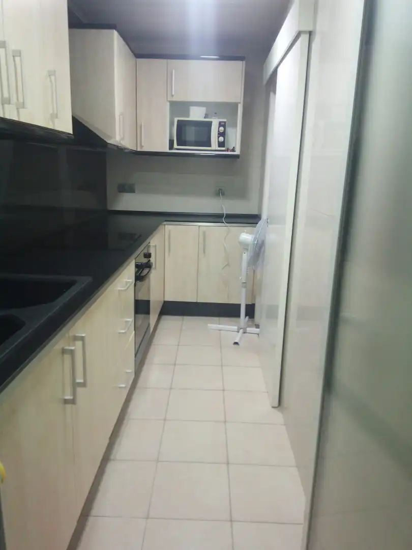 Cocina de Piso de alquiler en Terrassa con Calefacción, Amueblado y Horno