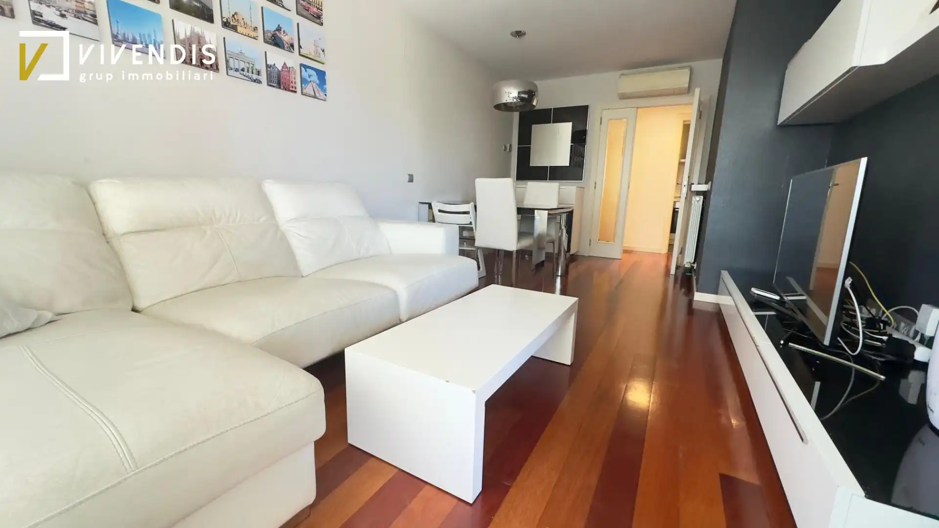 Living room of Flat for sale in  Lleida Capital  with Air Conditioner, Heating and Private garden