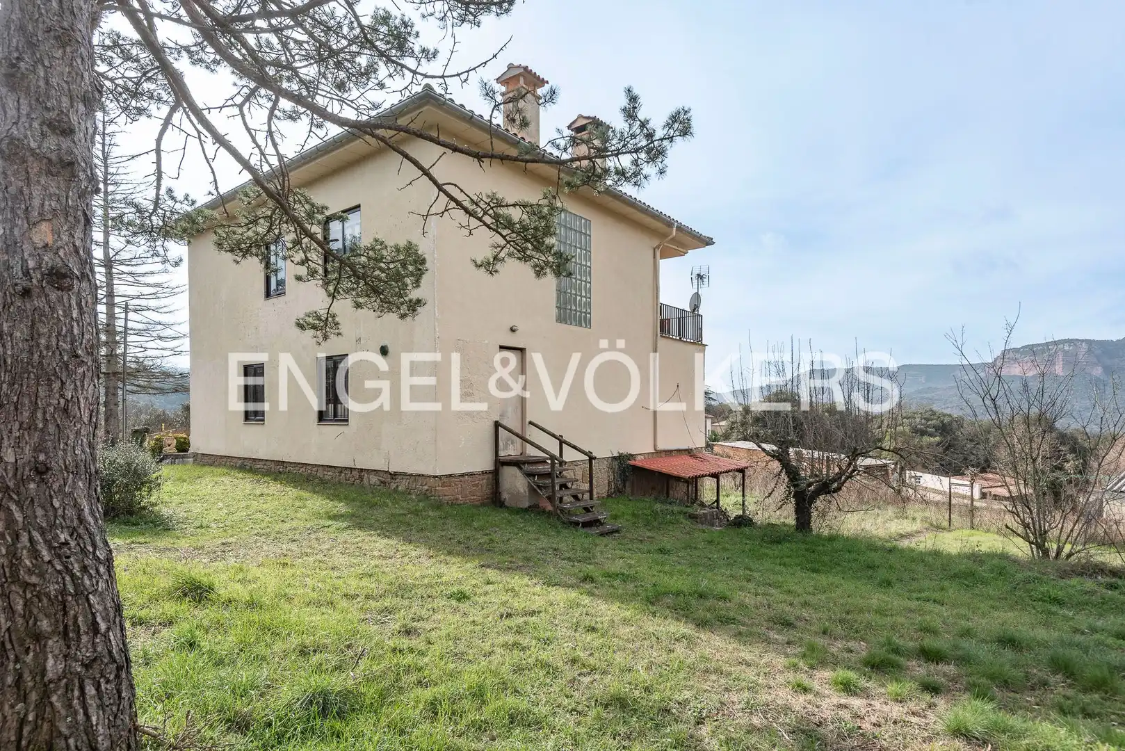 Vista exterior de Casa o xalet en venda en Folgueroles amb Calefacció, Jardí privat i Terrassa