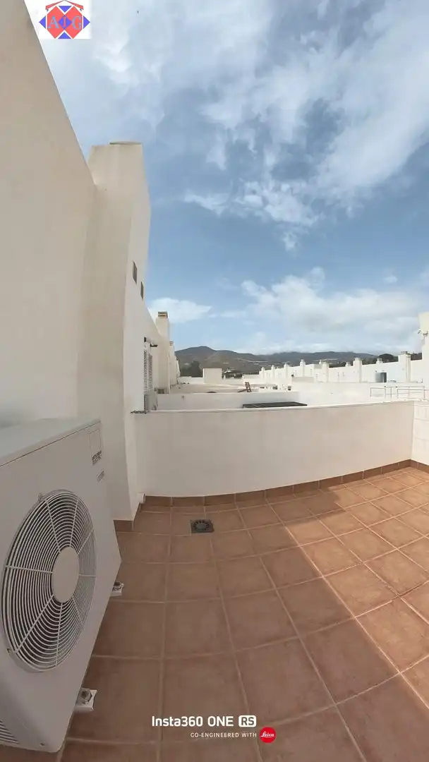 Terrasse von Dachboden zum Verkauf in Lújar mit Klimaanlage, Terrasse und Möbliert