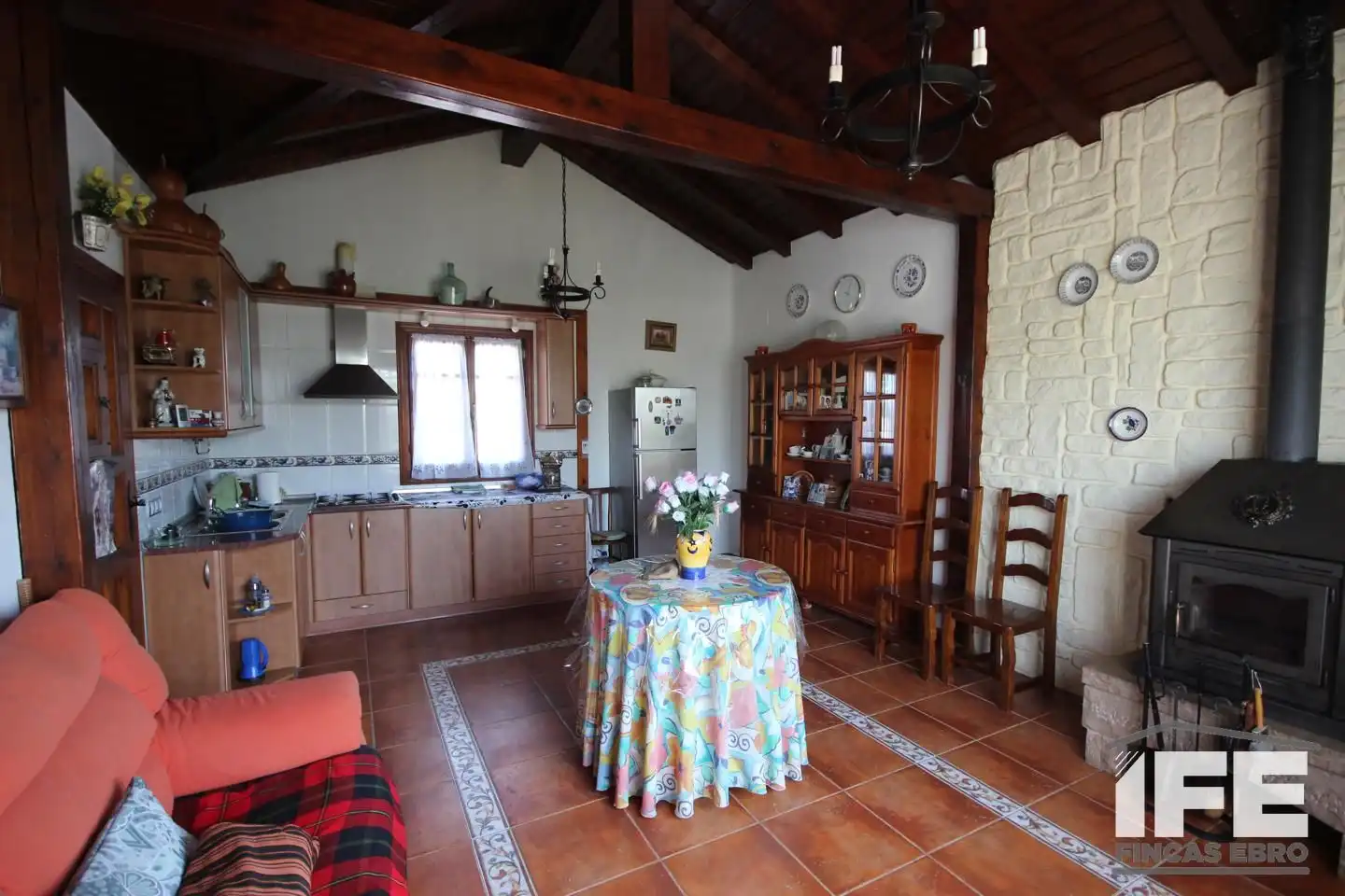 Küche von Country house zum Verkauf in Corella mit Privatgarten, Terrasse und Schwimmbad