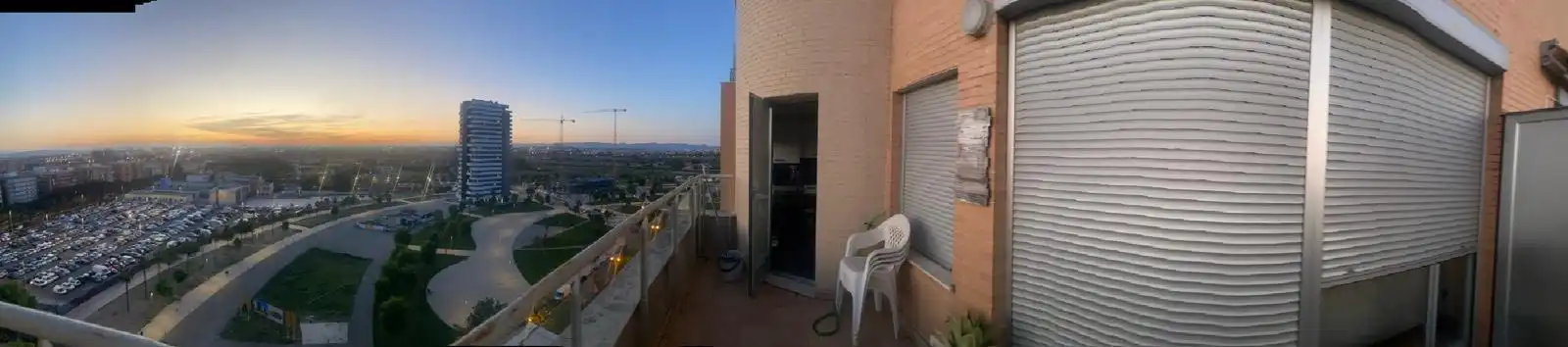 Balcony of Flat for sale in Mislata  with Air Conditioner, Private garden and Parquet flooring