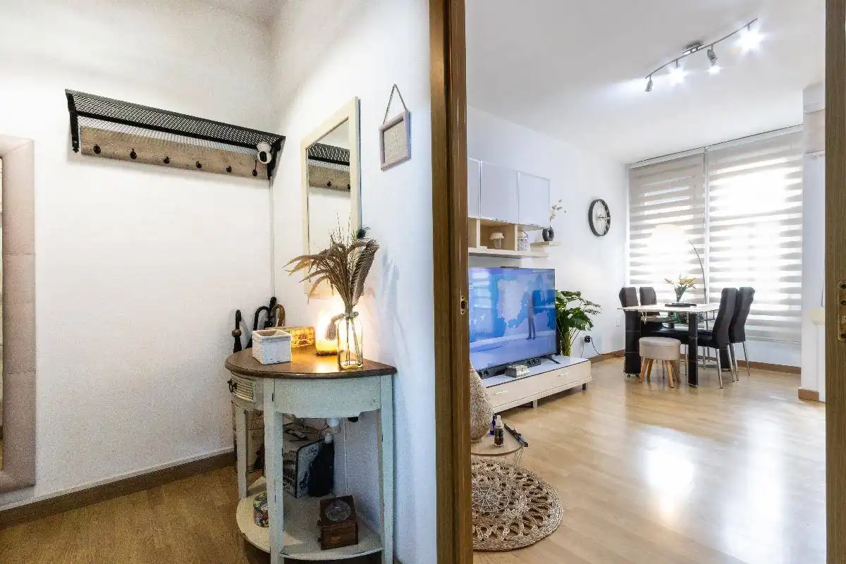 Sala d'estar de Pis en venda en Sabadell amb Calefacció, Parquet i Balcó