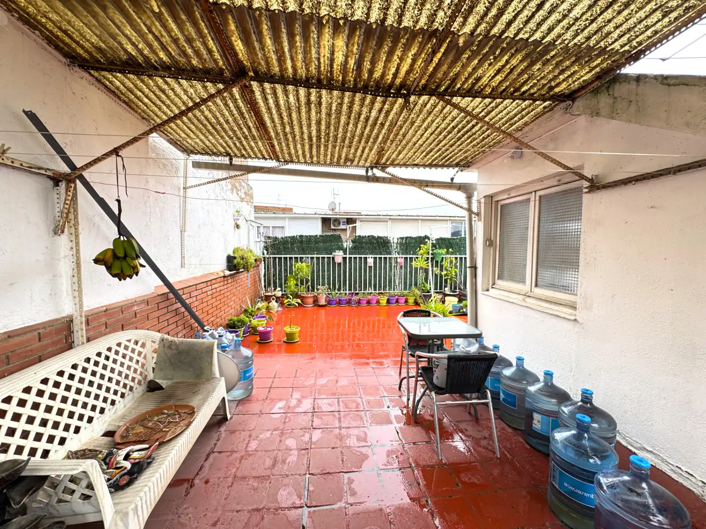 Terrasse von Gebäude zum Verkauf in Santa Coloma de Gramenet mit Alarm