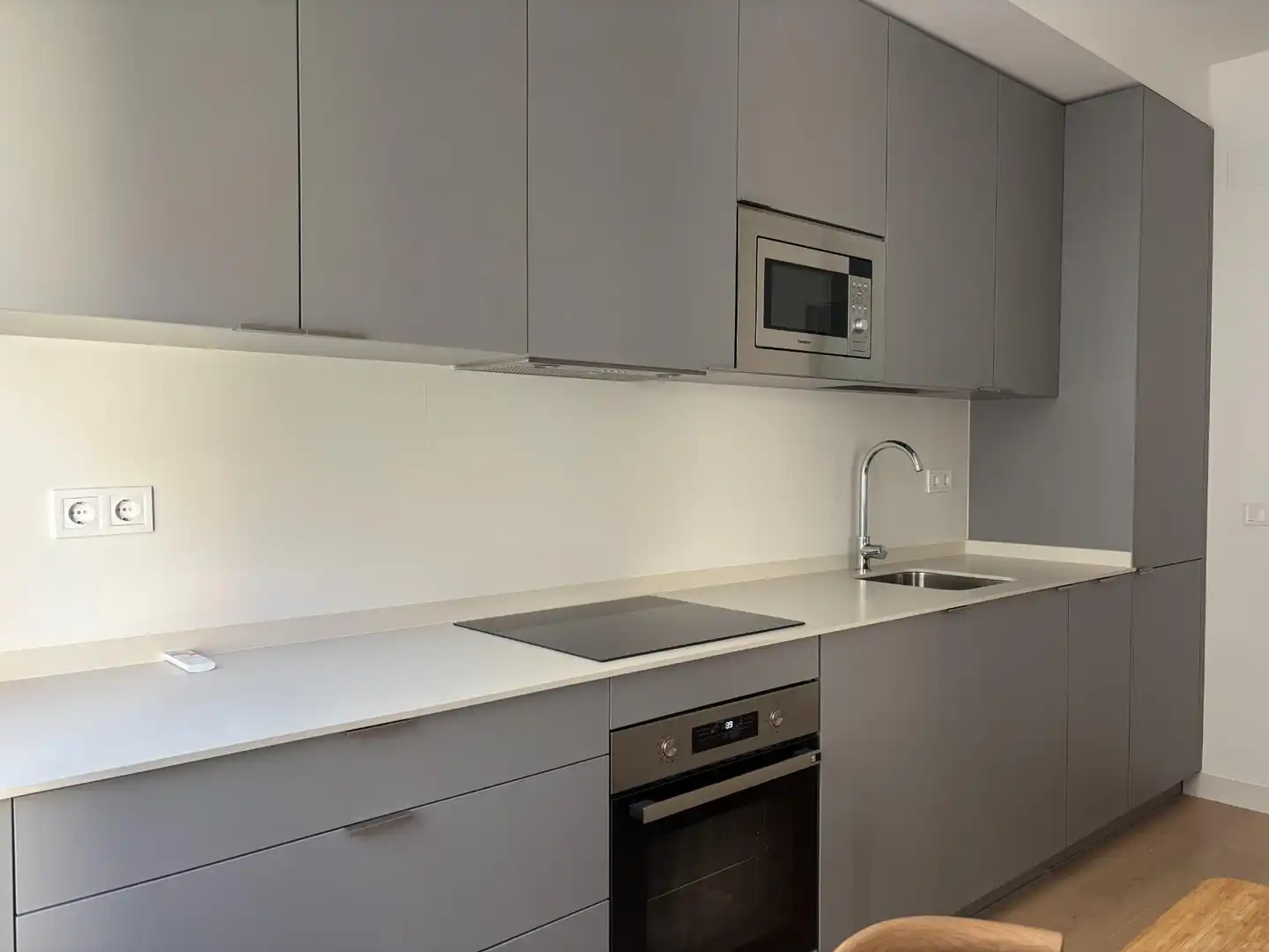 Kitchen of Flat for rent in Madrid  with Air Conditioner, Heating and Furnished