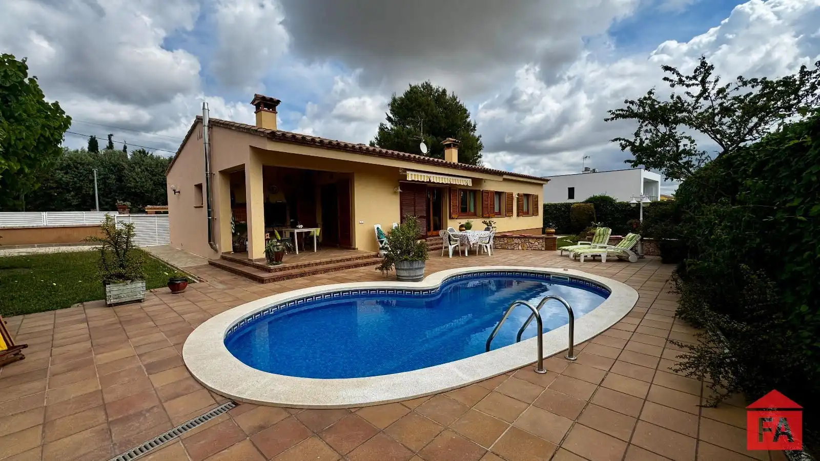 Swimming pool of Houses for sale in Llorenç del Penedès  with Heating, Terrace and Storage room