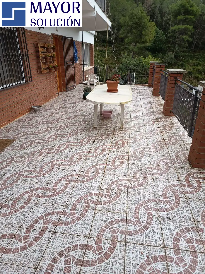 Terrassa de Casa o xalet en venda en Sant Pere de Ribes amb Calefacció, Jardí privat i Terrassa