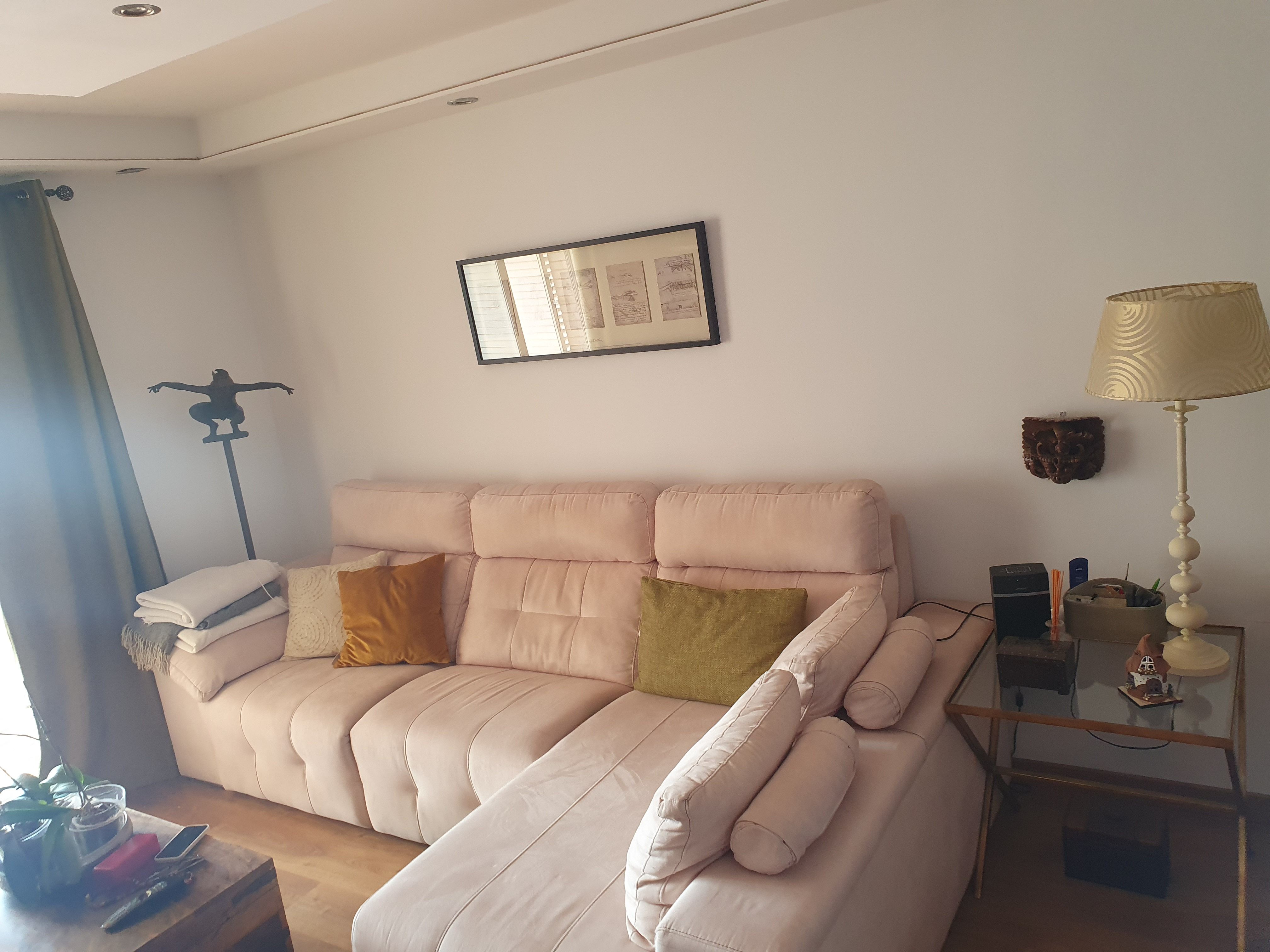 Living room of Single-family semi-detached to rent in Roquetas de Mar  with Air Conditioner, Heating and Parquet flooring